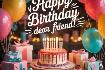 Happy Birthday Wishes for Friend – Heartfelt, Short, and Beautiful Messages